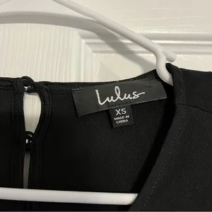 Lulus Conversation Piece Black Backless Maxi Dress NWT thumbnail 6