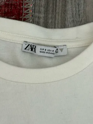 ZARA Crop Long Sleeve Top thumbnail 2