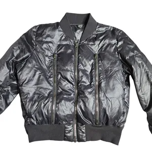 Alo‎ Off Duty Black Women's Bomber Jacket Size: S thumbnail 4