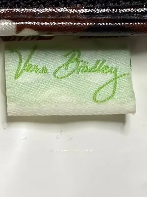 Vera Bradley Insulated Lunch Bag Cooler Tote Vintage Cocoa Moss Pattern thumbnail 4