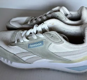 Reebok White and Light Gray Athletic Shoes thumbnail 1