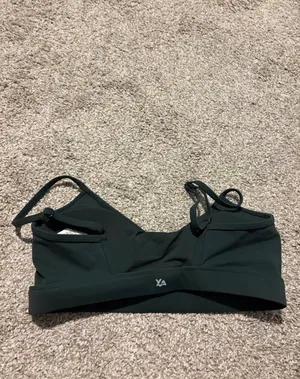 YoungLA Legacy Sports Bra Emerald Green Size Small EUC SOLD OUT ONLINE thumbnail 3