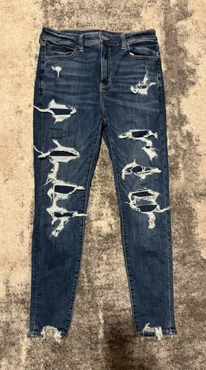 American Eagle Outfitters Blue Denim Jeans thumbnail 1