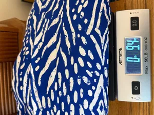 Millenium Wide Leg Pull On Pants Blue White Size 3x Rayon Resortwear Vacation thumbnail 14