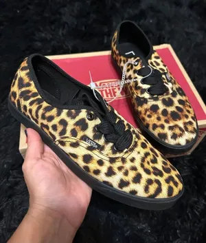 VANS off the wall leopard animal print lace up shoes sneakers women's 7.5 new thumbnail 7