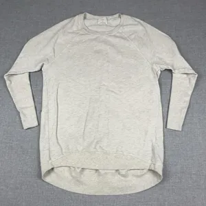 T.La Shirt Womens XS Gray Crew Neck Long Sleeve Raglan Tunic Jersey Top thumbnail 1