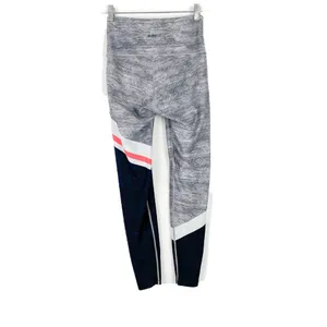 WITH Wear It To Heart x Peloton Colorblock Leggings Gray Retro Size Medium M L26 thumbnail 7
