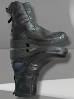 Franco Sarto Karlita Black Side Zip Ankle Booties Size 9.5M thumbnail 2