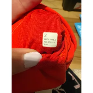 Lululemon Leggings Wunder Under Women 2 Red High Rise Cropped 23"LW6CAMS thumbnail 7
