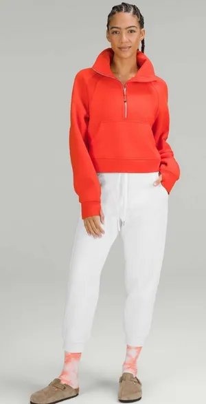 Lululemon Scuba High-Rise Cropped Joggers Sweatpants size 4 thumbnail 1
