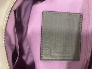 Coach Bag Shoulder Leather White Vintage thumbnail 8