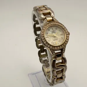 Elegant Figaro Couture Ladies Rhinestone Quartz Watch - Vintage & Chic thumbnail 2