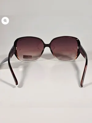 Tommy Hilfiger WP OL632 Butterfly Sunglasses Brown Crystal Frame Gradient Lens thumbnail 5