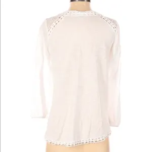 LUCKY BRAND small oversized basic white blouse thumbnail 4