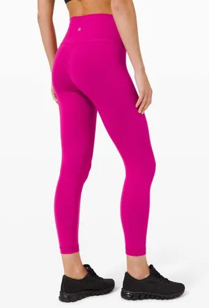 Lululemon Wunder Train Leggings in Ripened Raspberry | Size 4 thumbnail 1