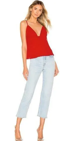 NBD / Revolve Roxanne Cami Top in Candy Red NWT thumbnail 5