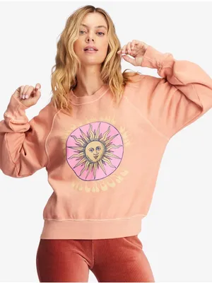 Billabong Peach Crewneck Sweatshirt thumbnail 1