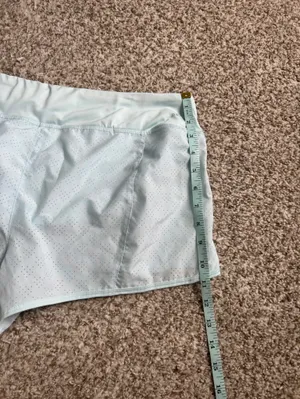 Nike Dri-Fit Light Blue Women's Running Shorts Workout Athletic Wear Activewear thumbnail 8