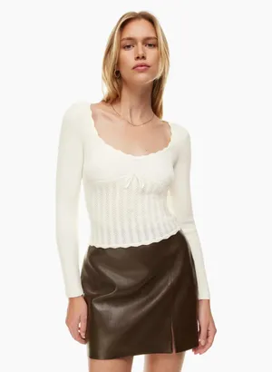 Aritzia Wilfred Soloist Sweater Light Birch thumbnail 2