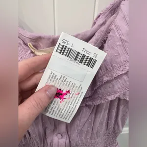 Fanco Ruffled Lavender Mini Dress thumbnail 4