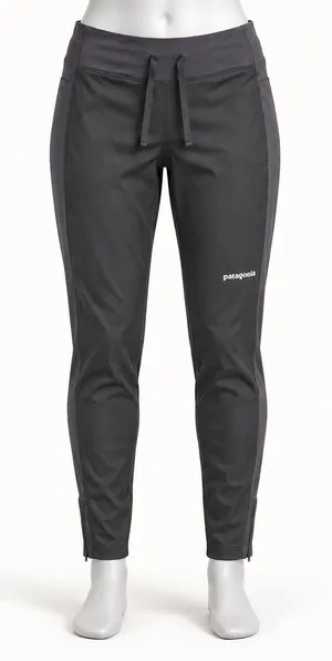 Patagonia Wind Shield Pants Women XS Black Athletic Gorpcore Reflective Running thumbnail 1