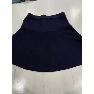 Tahari Navy Blue A-Line Knit‎ Skirt Classic Office Work Wear thumbnail 2