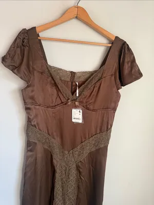 NEW Free People Pink Skies Midi Dress thumbnail 5