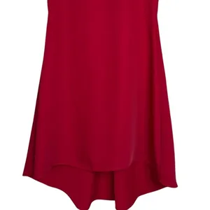 Nha Khanh Sleeveless Asymmetric High-Low A-Line Dress Cocktail Mini Dress 2 Red thumbnail 4