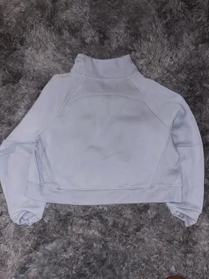 Light Blue Quarter Zip Sweater  thumbnail 4