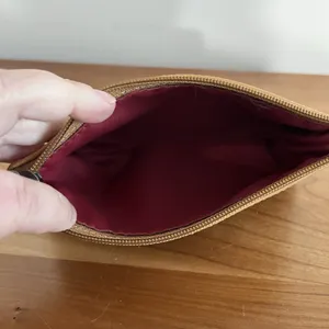 Vintage 90s‎ Tapestry Coin Purse Zip Close Renaissance Inspired Images thumbnail 4