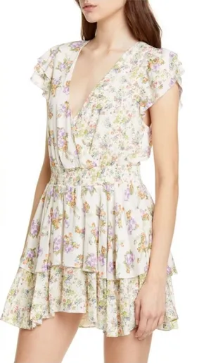 Alice‎ + Olivia Mariska Floral Romper Dress thumbnail 1