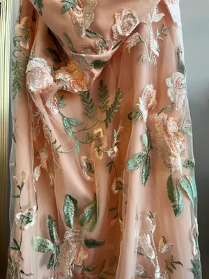 Lulus Budding Blossoms Blush Pink Floral Embroidered A-Line Maxi Dress thumbnail 8
