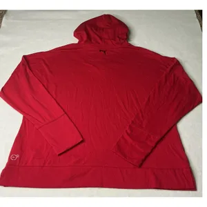Puma Red Dry‎ Cell V-Neck Hoodie Pullover Top Womens XL thumbnail 2
