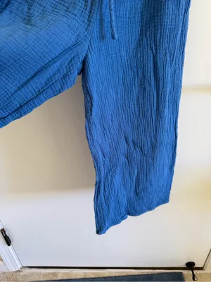 lulus strapless wide legged cropped jumpsuit thumbnail 4