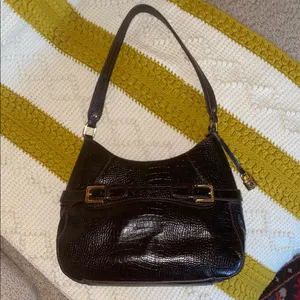 Mint Vintage Etienne Aigner Crocodile embossed leather shoulder bag thumbnail 12