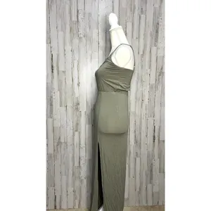 Lulus Women's XS Olive Green Maxi‎ Dress Party Cocktail Summer thumbnail 10