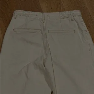 Free People we the free cotton linen blend‎ pants Cream High-Waisted Pants 27 thumbnail 4
