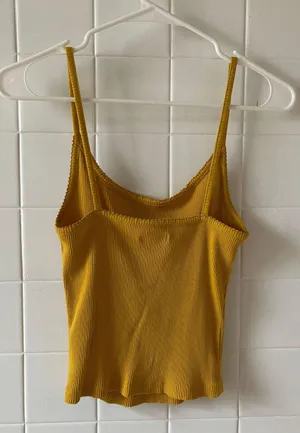 Yellow spaghetti Strap Tank thumbnail 2