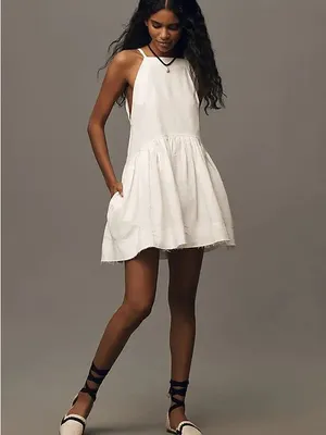 Anthropologie The Kyla Flounce Mini Dress by Pilcro NWT Size 1X Plus thumbnail 4