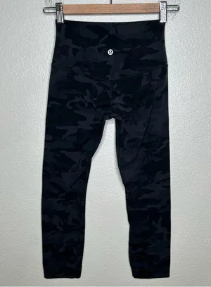 Lululemon Align Crop *21" Incognito Camo Multi Grey 4 thumbnail 4