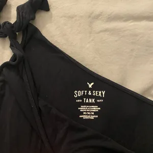 American Eagle Black One Shoulder Tank thumbnail 2