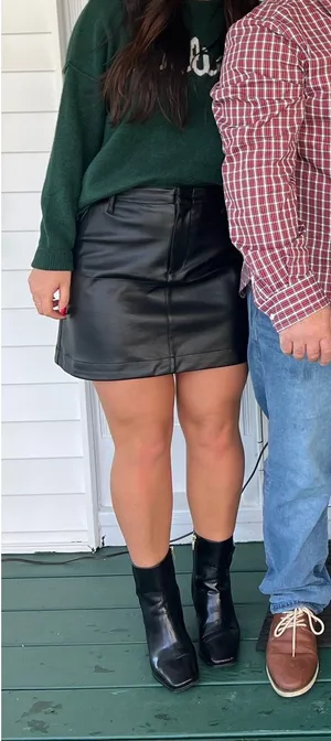 Gap Leather Skirt thumbnail 1