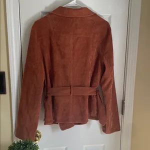 DAVI & DANI Rust Corduroy Boho Preppy Jacket thumbnail 4