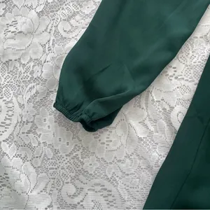 NWT Hunter Green Altar’d State Dress Size Large A-Line V-Neck Style thumbnail 10