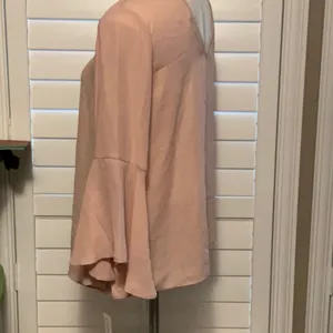 Counterparts Blush Pink V-Neck Blouse thumbnail 4