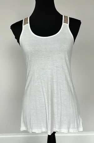 Old Navy Tank Top‎ with Sequin Detail Sz SM thumbnail 1