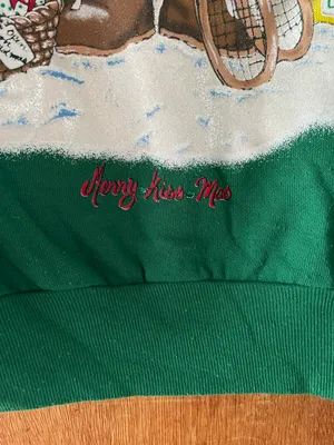 Nutcracker Vintage Christmas Sweater Crewneck Turtleneck Size Small thumbnail 3