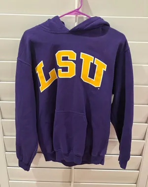 LSU Gildan Sweatshirt Purple thumbnail 1