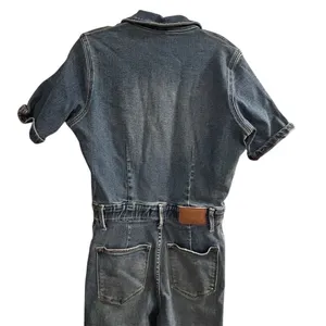 Judy Blue Women's Denim Jumpsuit Size S Casual Short Sleeve‎ Blue thumbnail 6