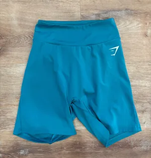 Blue Gymshark biker shirts thumbnail 1